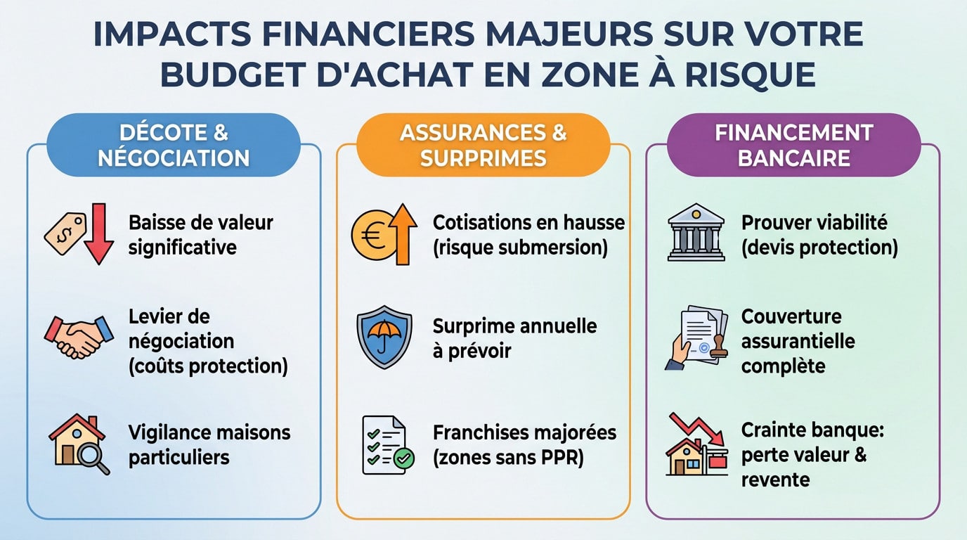 Maison en zone inondable : impacts financiers sur le budget d'achat
