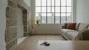 intérieur d'un appartement rénové à Vannes